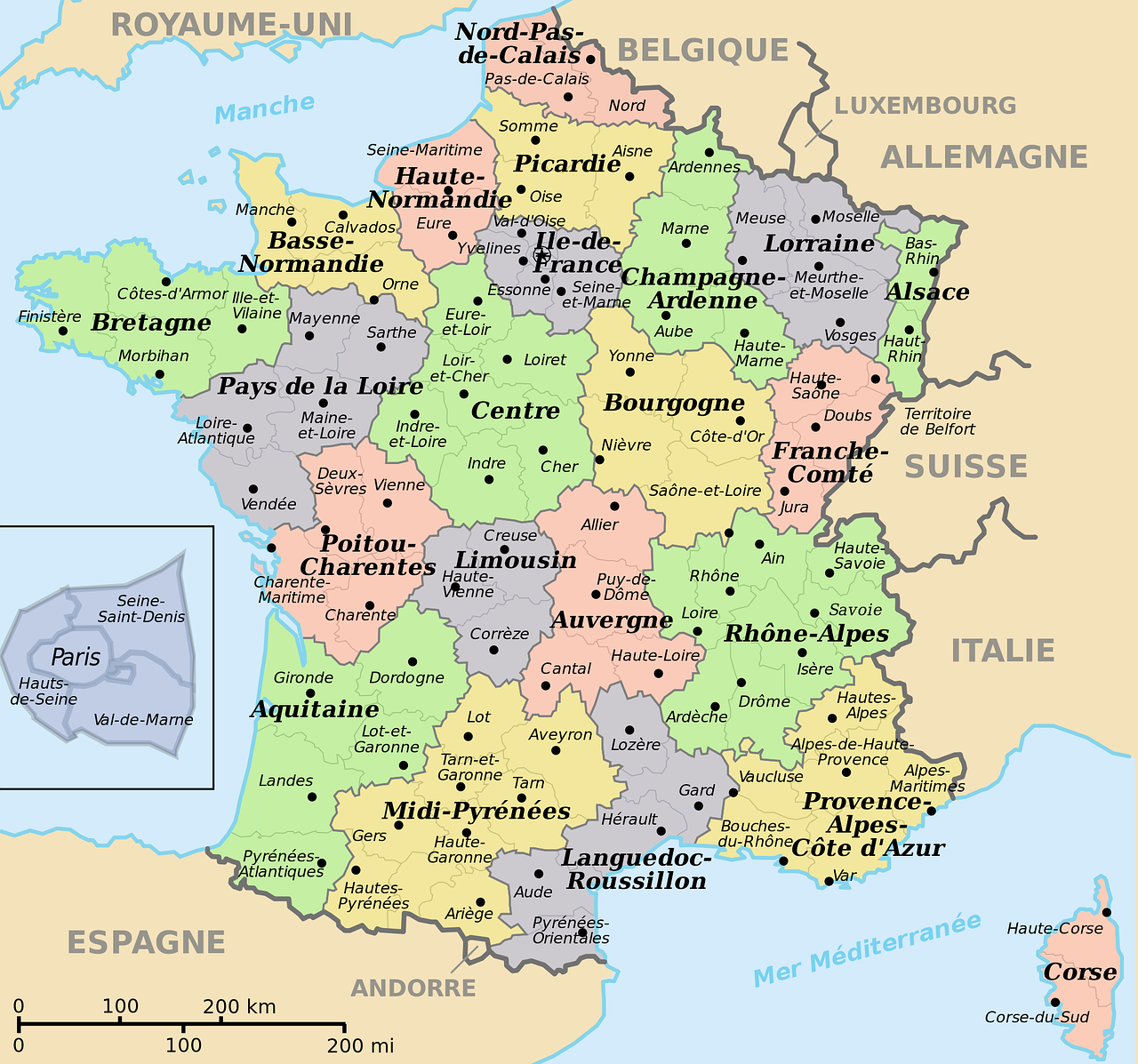 villes et communautés de France